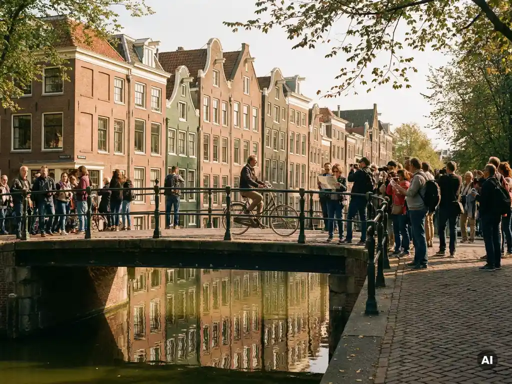 How does Amsterdam balance tourism with quality of life?