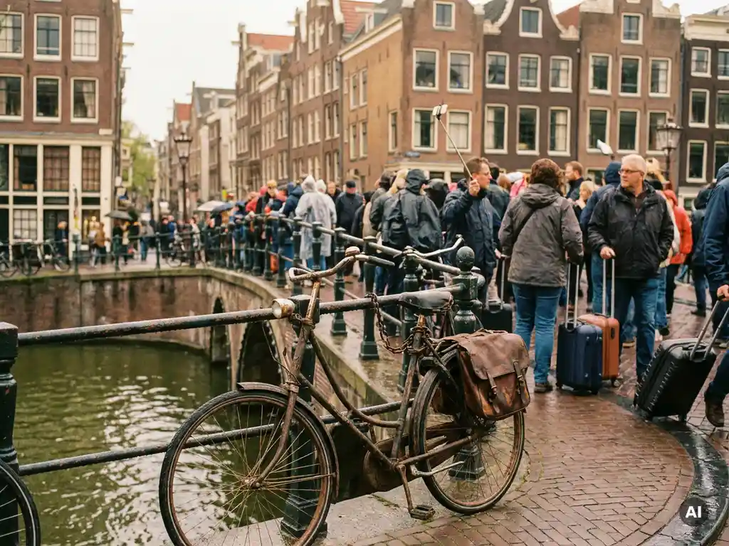 How does housing pressure relate to the tourism balance?