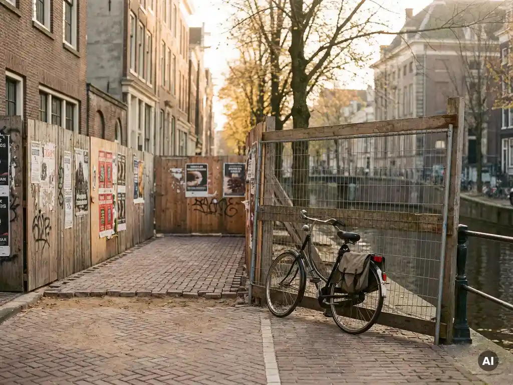What squares or streets are being redesigned in Amsterdam?