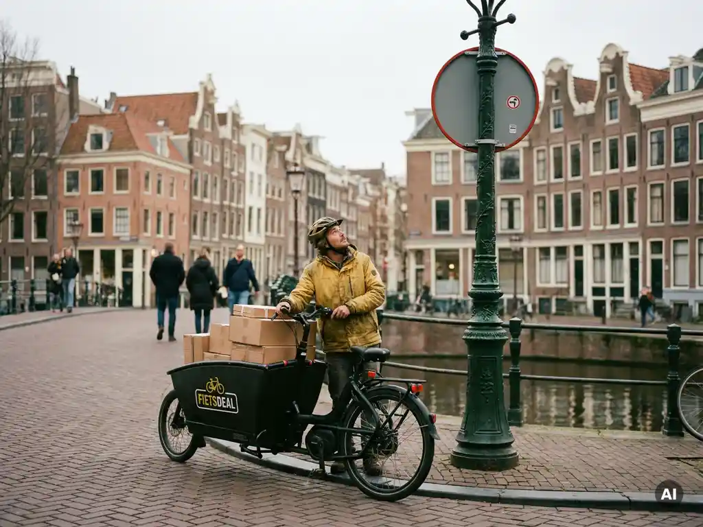 How will the new traffic policy affect deliveries in the center?