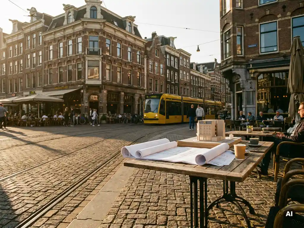 What redevelopment plans exist for Leidseplein?